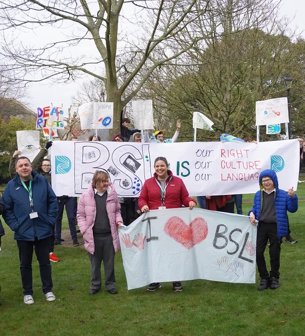 Deaf Academy students join fight to see British Sign Language legally