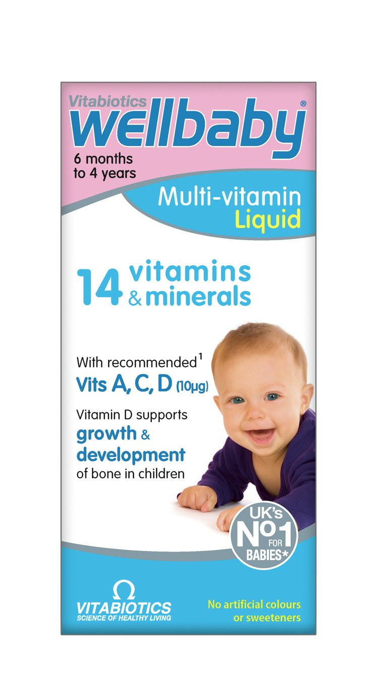 Wellbaby MultiVitamin Liquid Formula (2007049) Argos Price Tracker