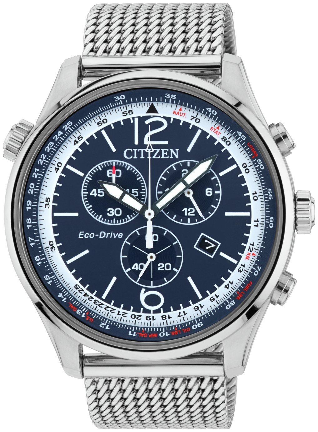 Citizen EcoDrive Men's Stainless Steel Chronograph Watch (5385878