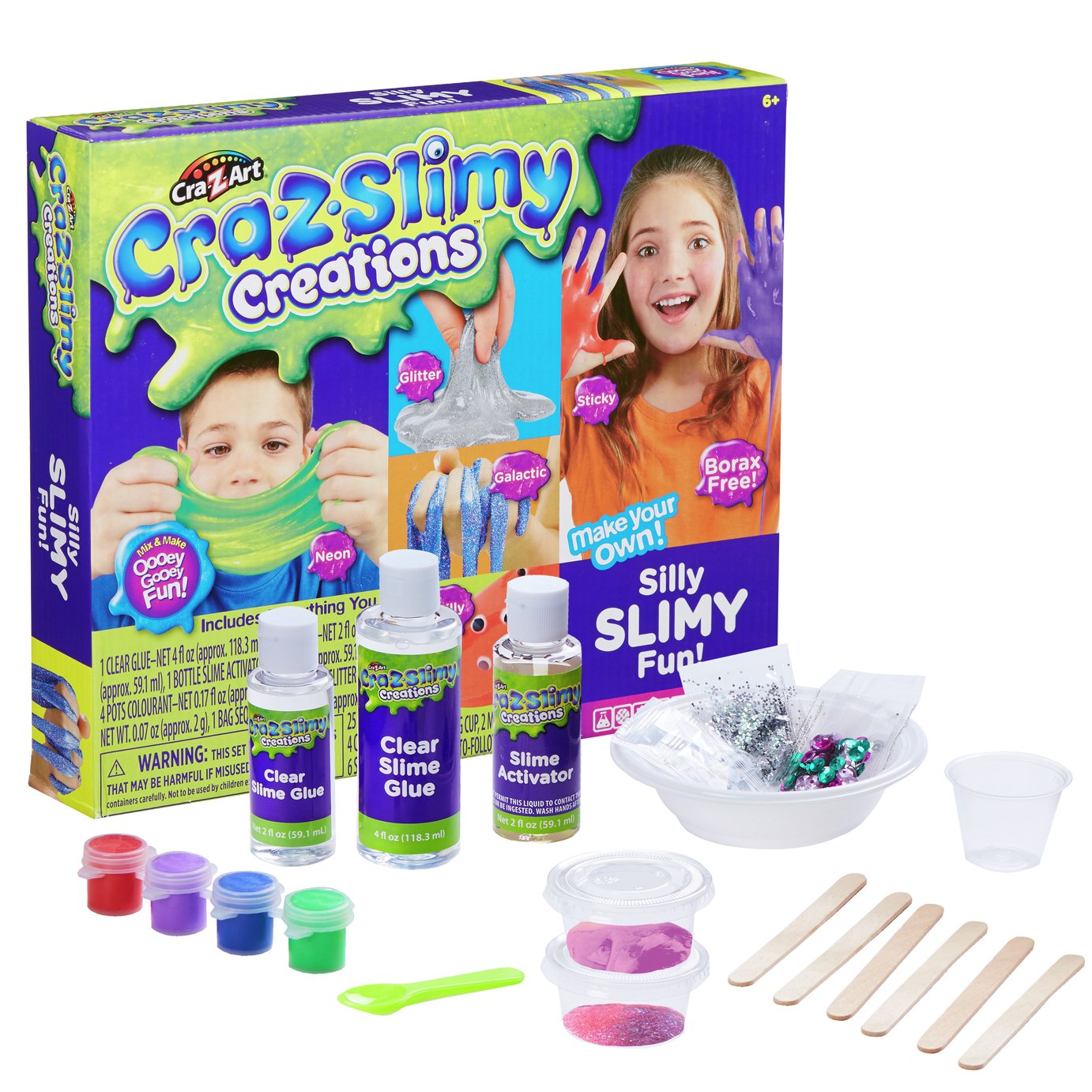 UPC 884920188365 Crazart Crazslimy Creations Silly Slimy Fun Kit