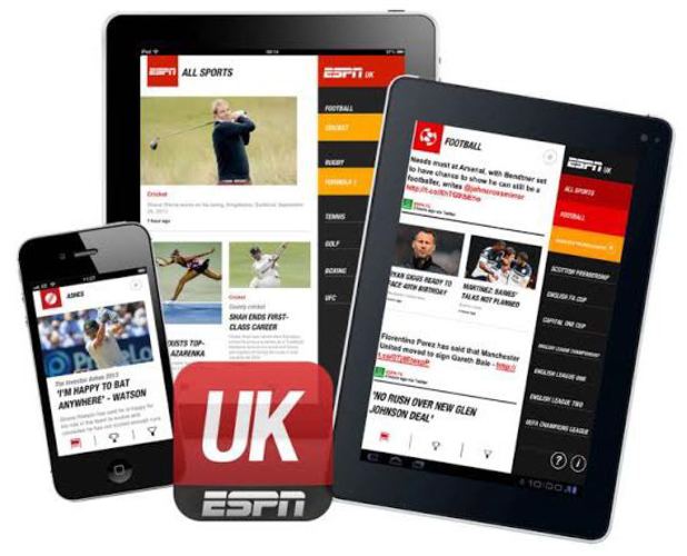ESPN launches new mobile apps in UK Tech News Digital Spy