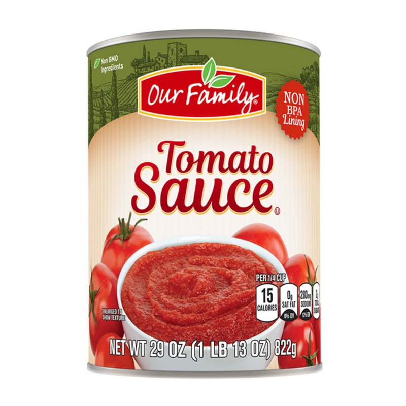 Our Family Tomato Sauce, 29 oz, HighQuality and BudgetFriendly