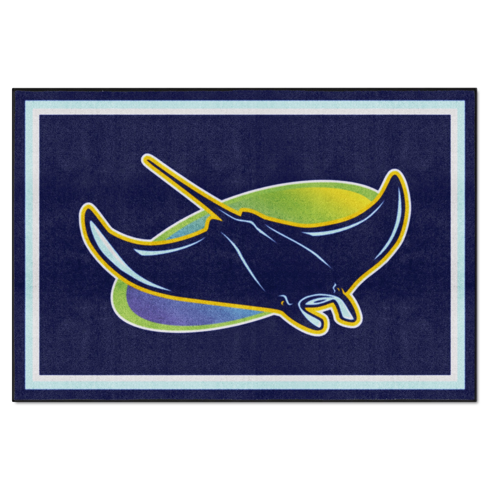 Tampa Bay Rays 5X8 Plush Rug