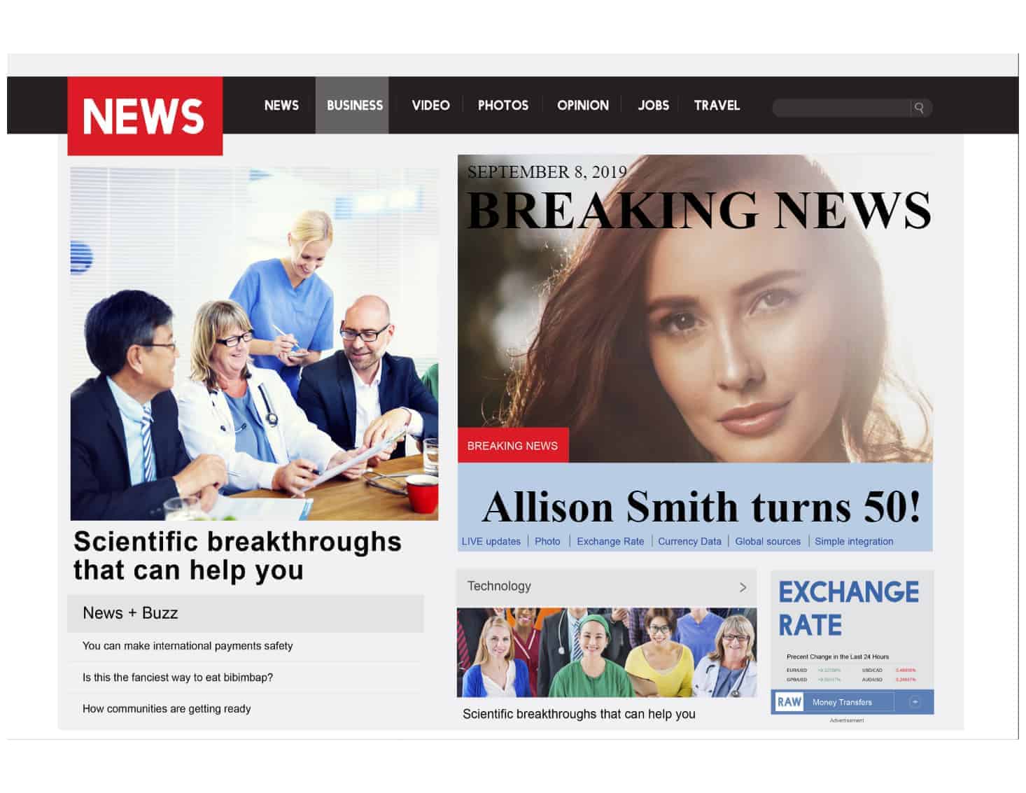 newspaper generator with photo