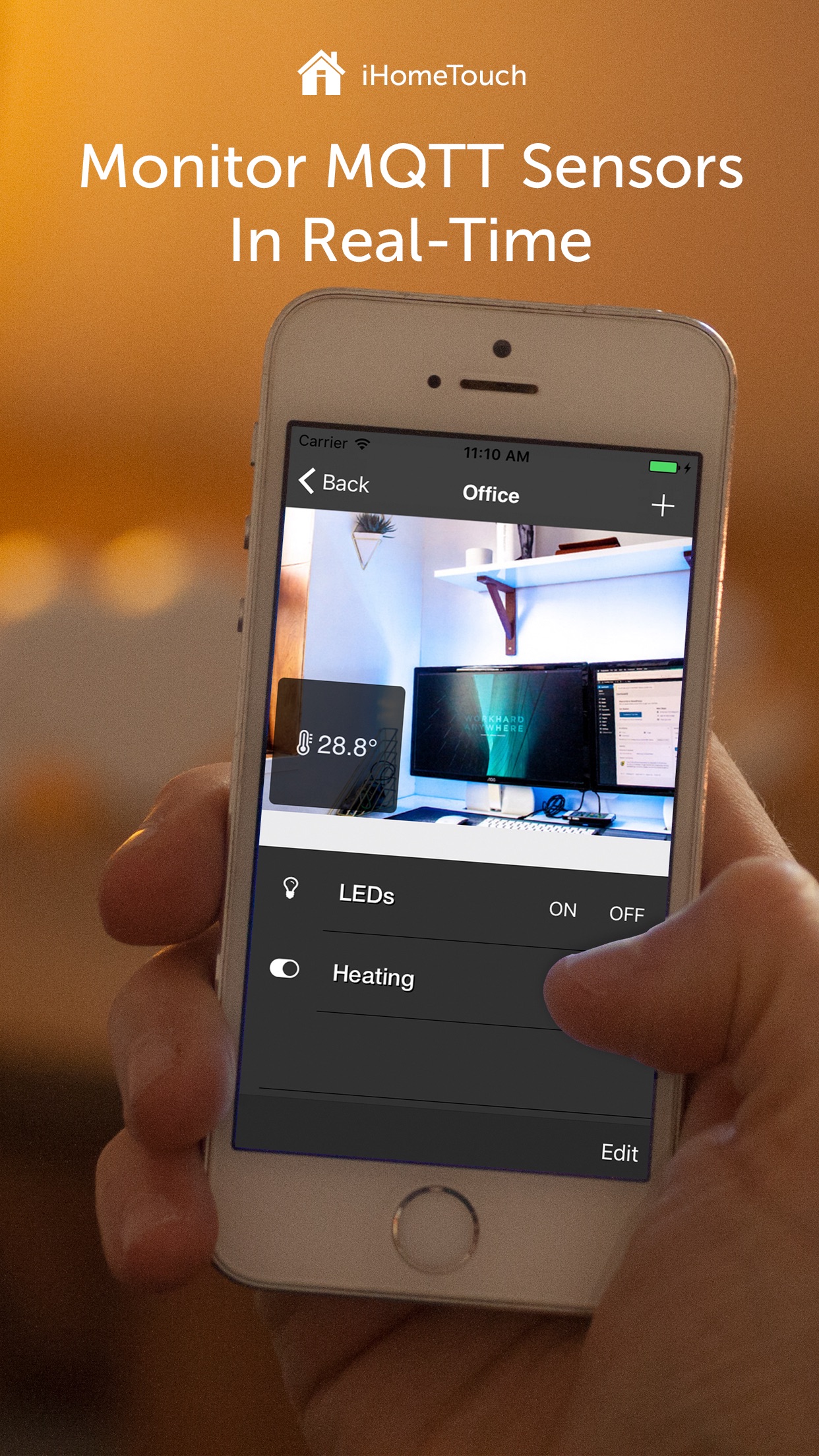 MQTT iPhone App iPad Client Apple TV iHomeTouch