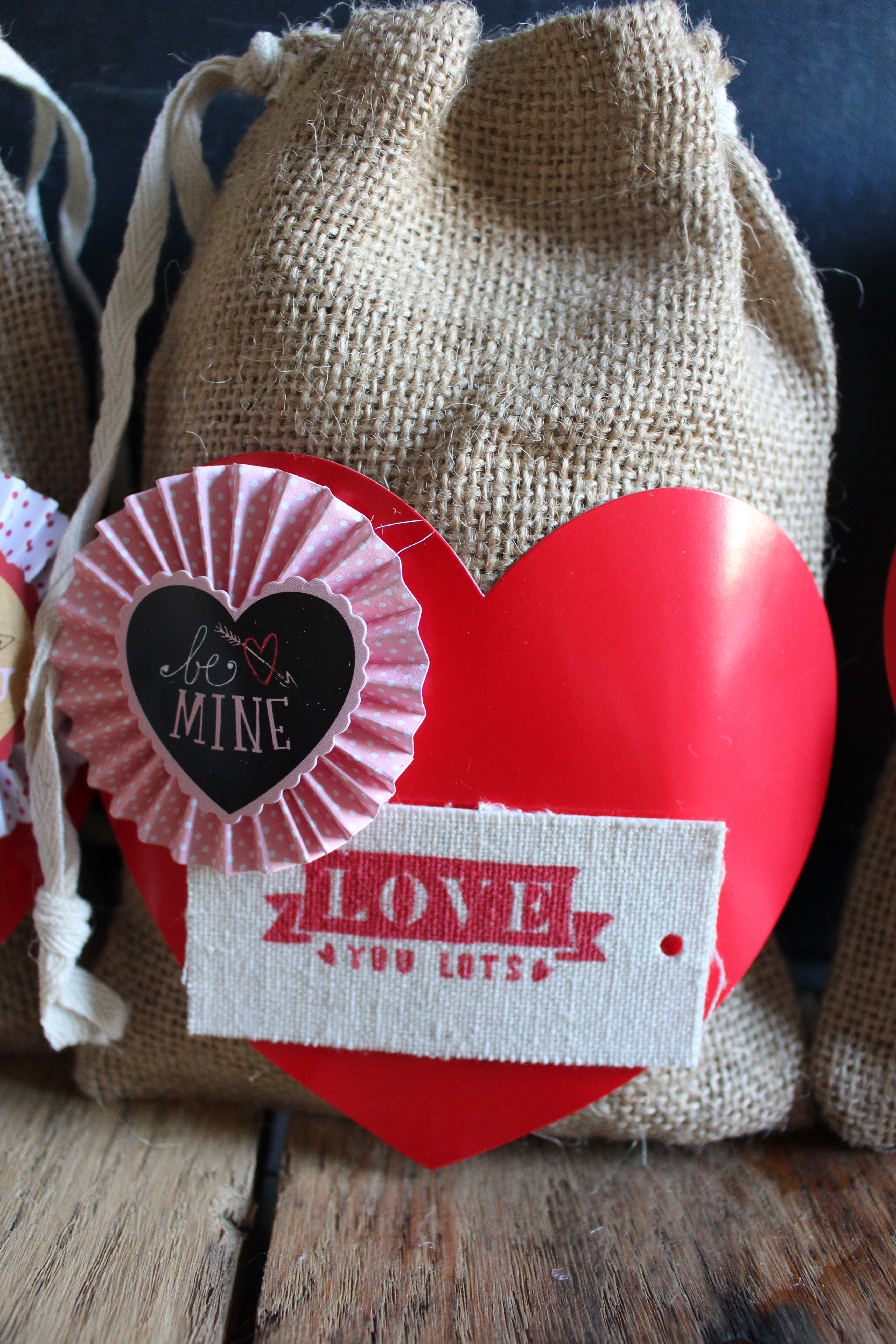 DIY Valentine's Day Gift Bag 2 Bees in a Pod