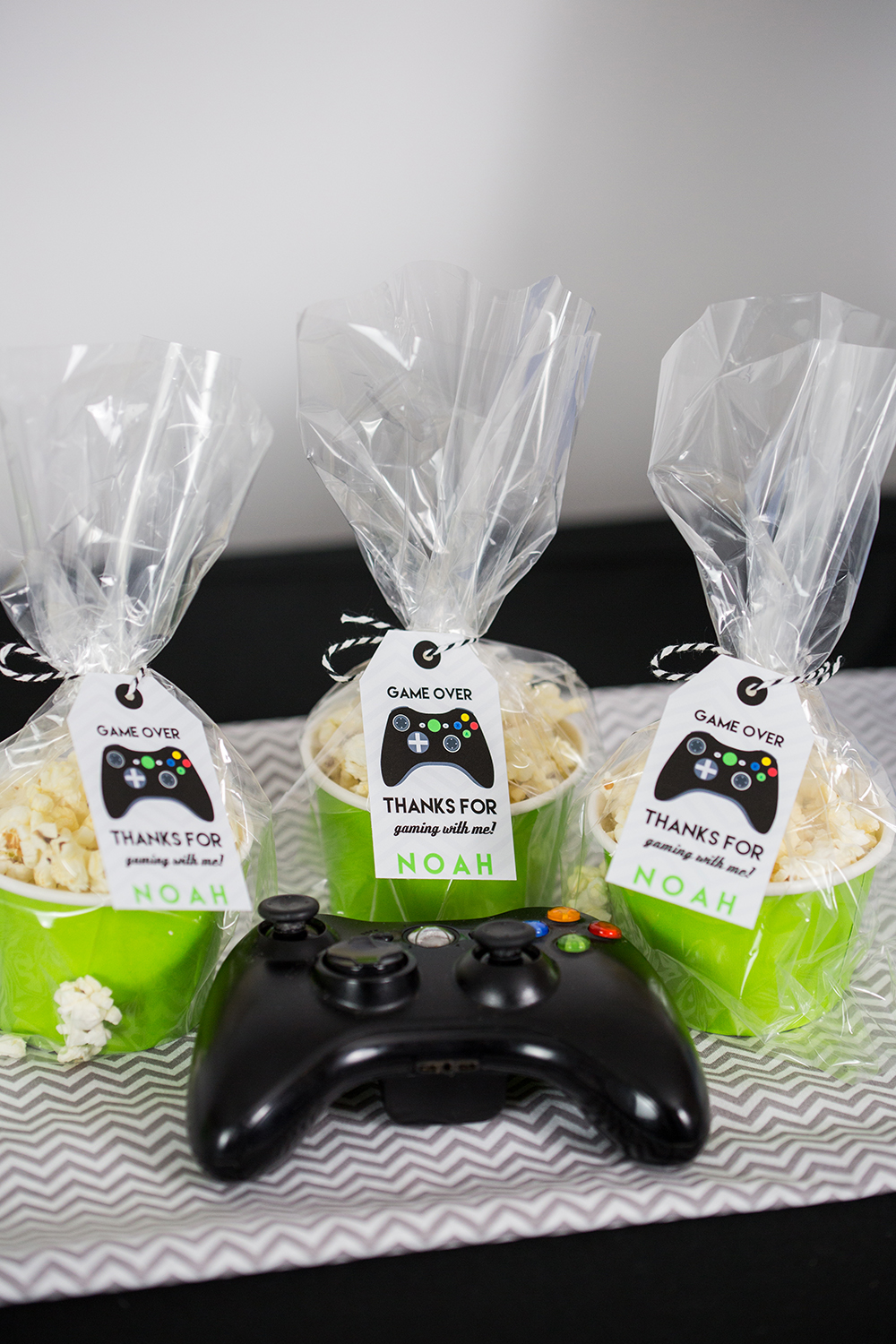Video Game Birthday Party Decorations with Black