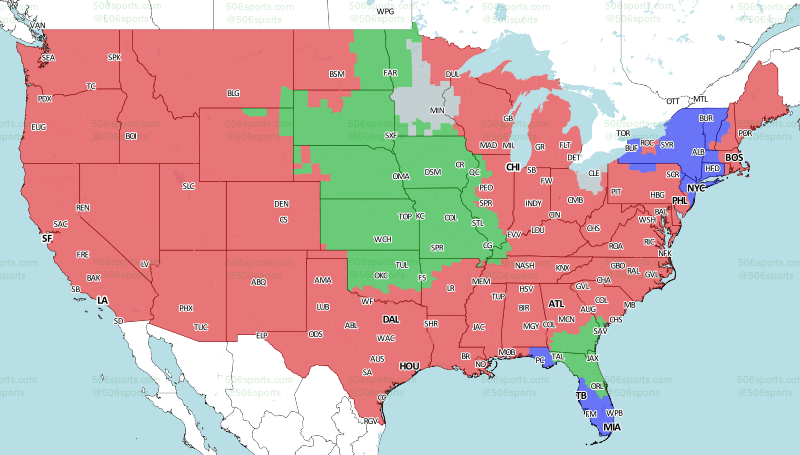 506 Sports NFL Maps Week 9, 2016