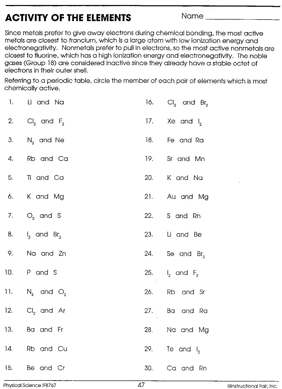Printables. Ionic And Covalent Bonds Worksheet Answers