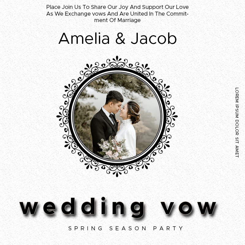 10+ Wedding Vow Templates Free Download PSD Template