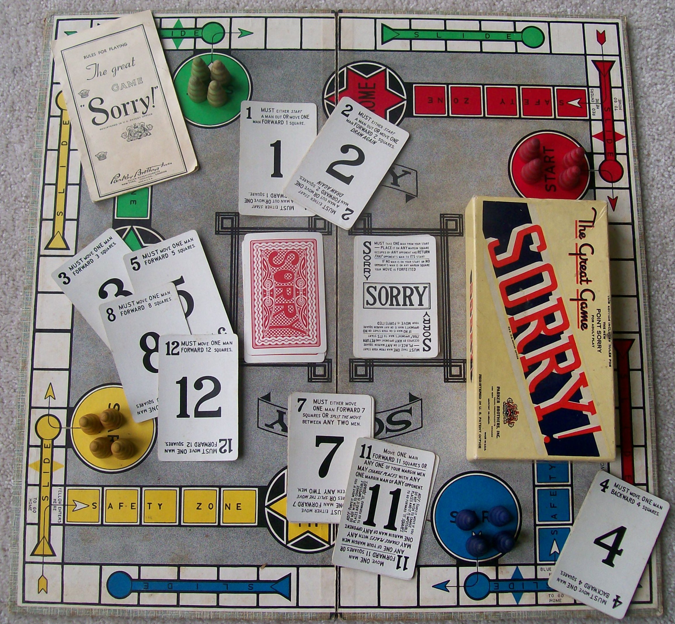 Classic Board Game of Sorry All About Fun and Games