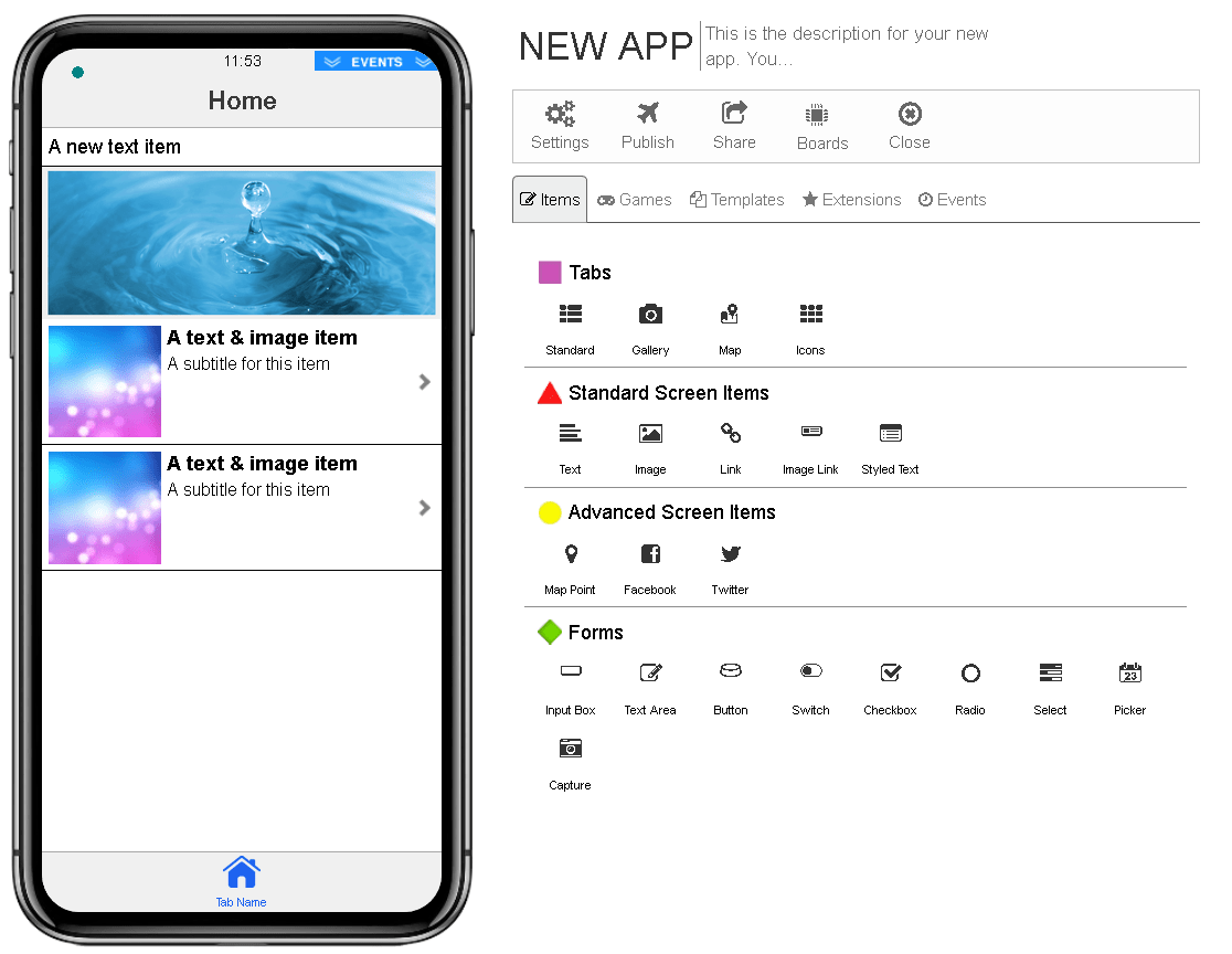 AppShed How to recover missing content