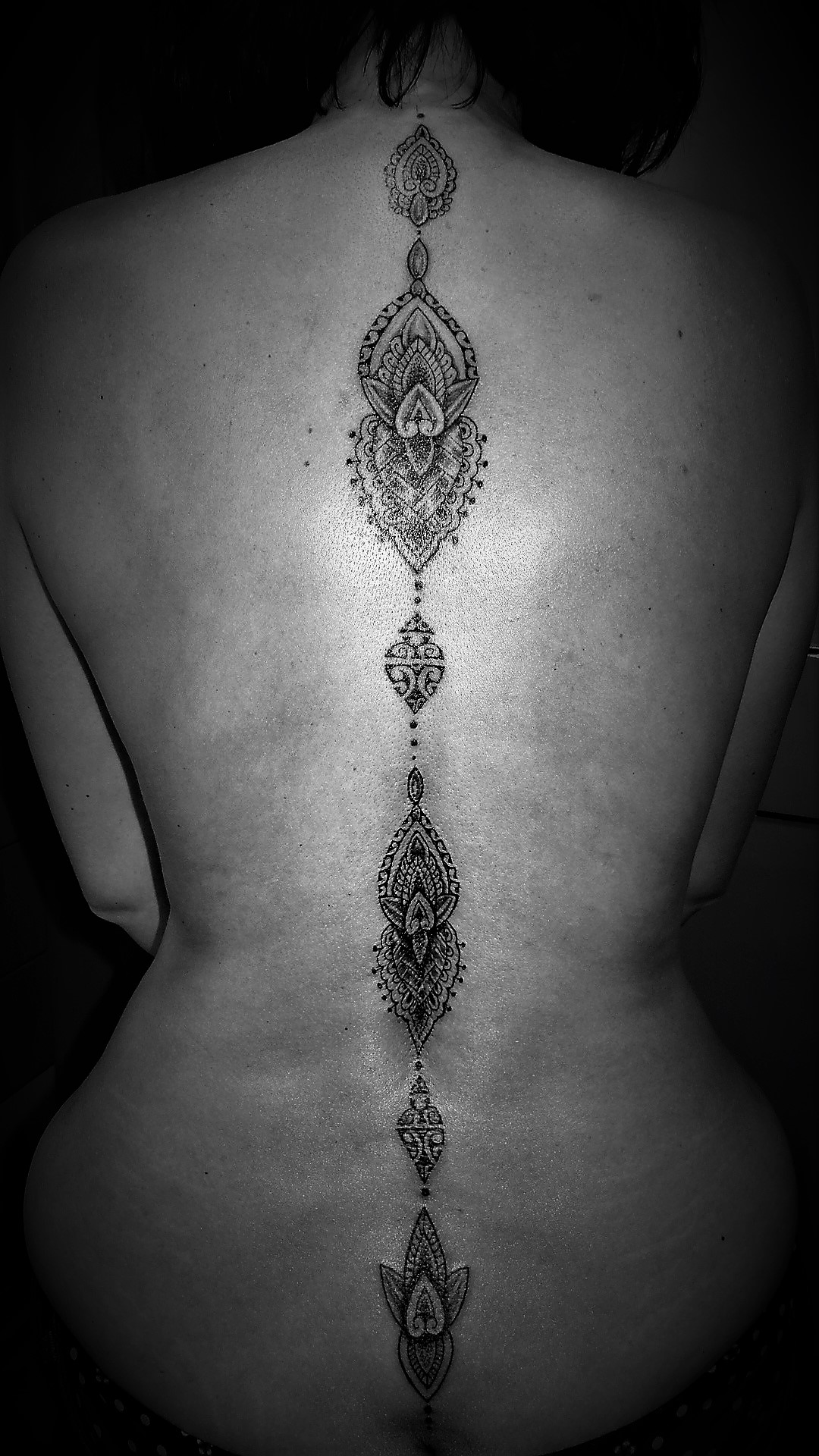Mehndi Femme Art Flat Tatouage