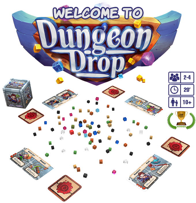 Dungeon Drop Deluxe Edition (Kickstarter) Board Game