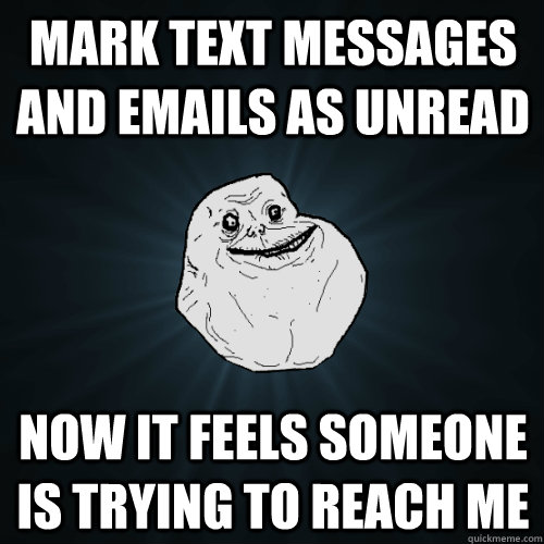 The other problem with phone text messages