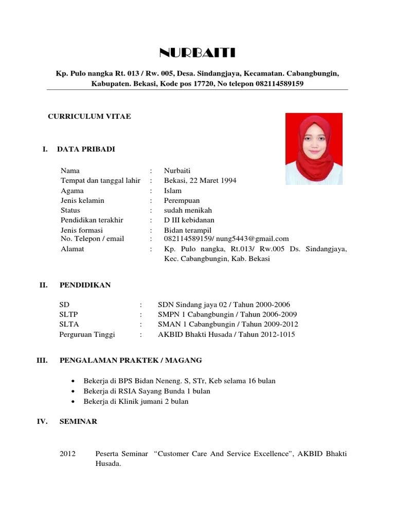 Contoh Cv Bahasa Inggris Lulusan Sma 27+ Contoh Cv