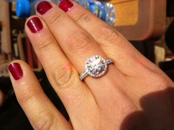 J colored Diamonds Weddingbee