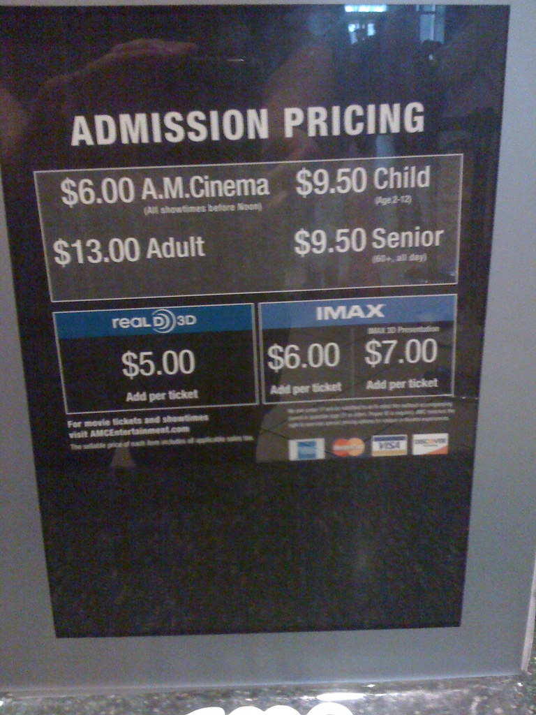 AMC TICKET PRICES
