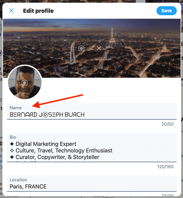 How to Change the Font in Your Twitter Bio Bernard