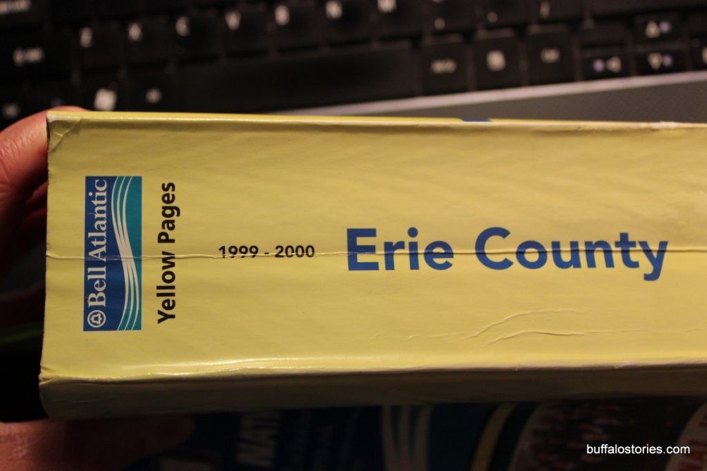 Longer ago than it might feel… From the 19992000 phone book Buffalo