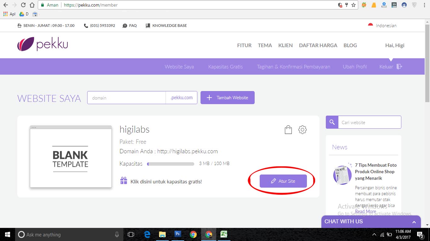Cara Membuat Website Sendiri 2 Pekku Blog