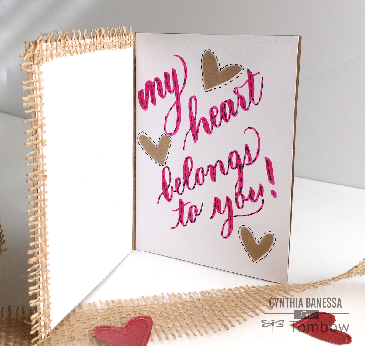 DIY Valentine Card For Him Tombow USA Blog