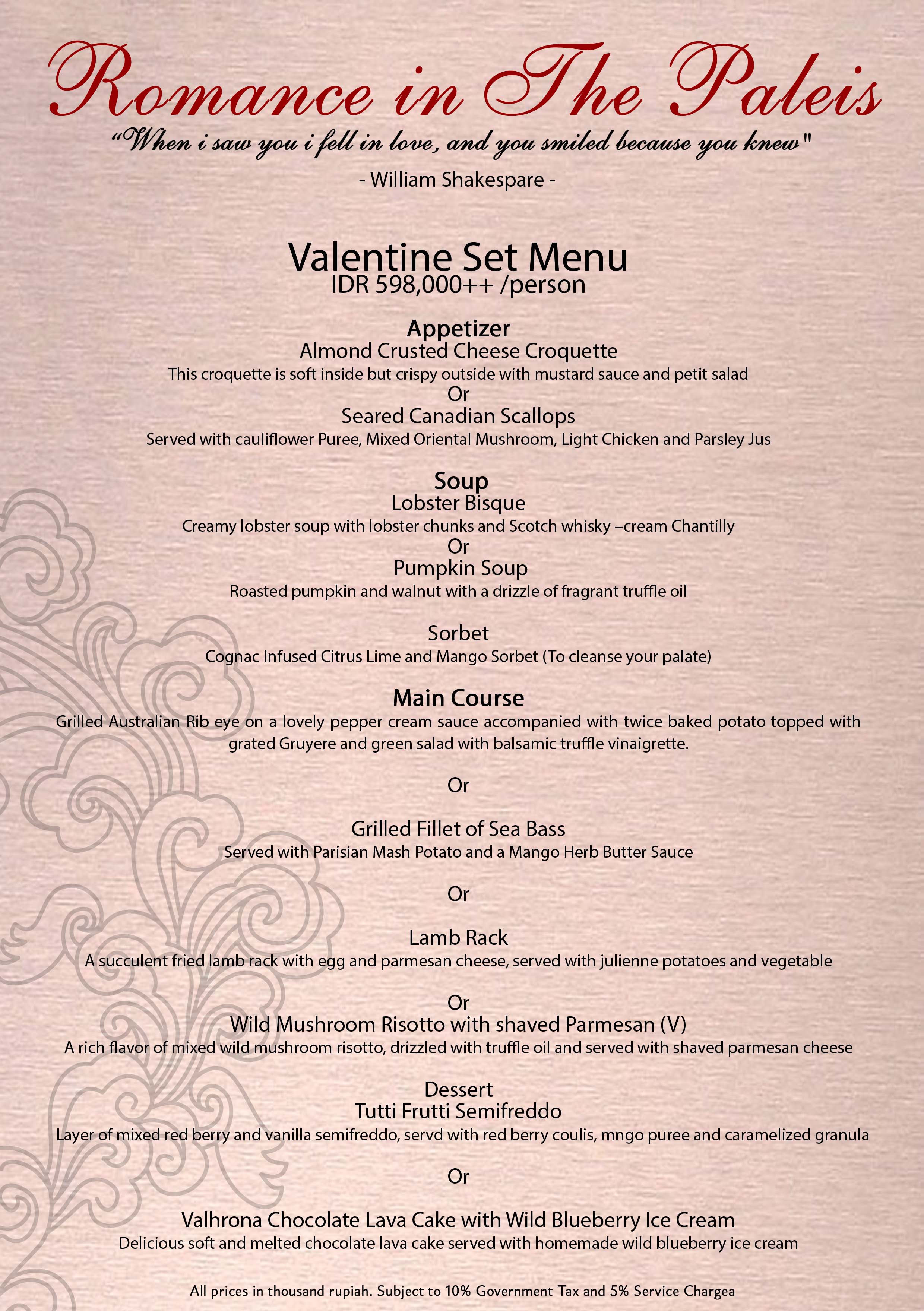 Romance In The Paleis Tugu Hotels & Restaurants