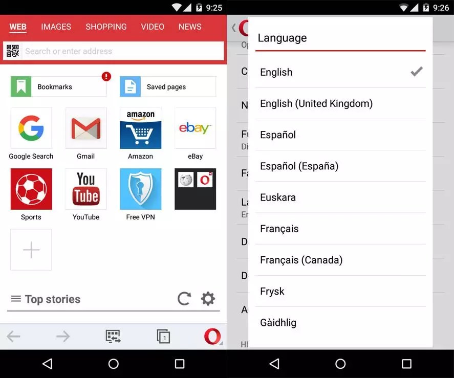 New features on Opera Mini, the mostdownloaded browser on