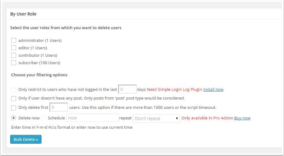 Cara menghapus pengguna dalam jumlah besar di WordPress