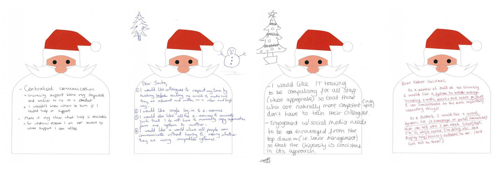 Letters to Santa Wishes can come true Digitally Ready