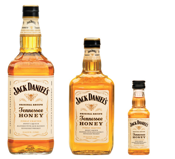 New Packaging for Tennessee Honey designed by Cue Inc BP&O