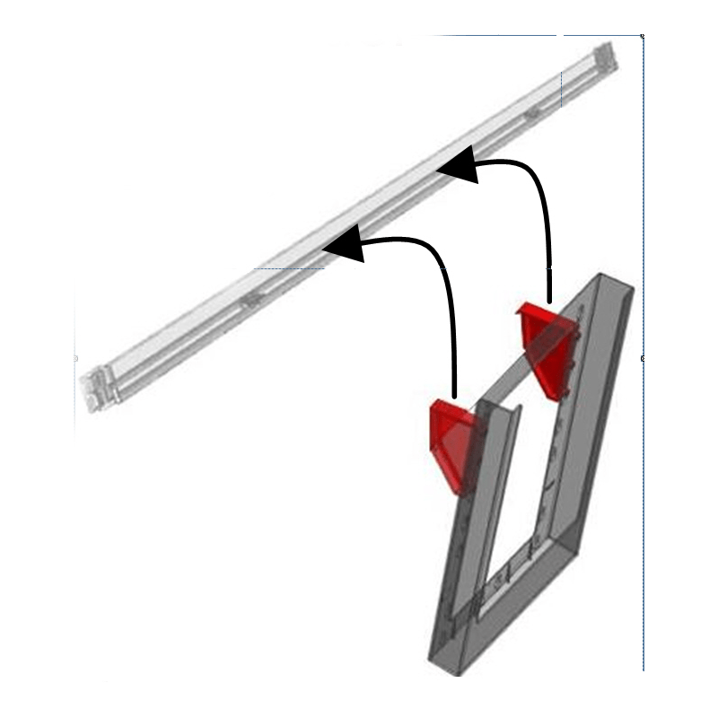 ClipLock Leaning Mounting Clips Taymar Brochure Holders