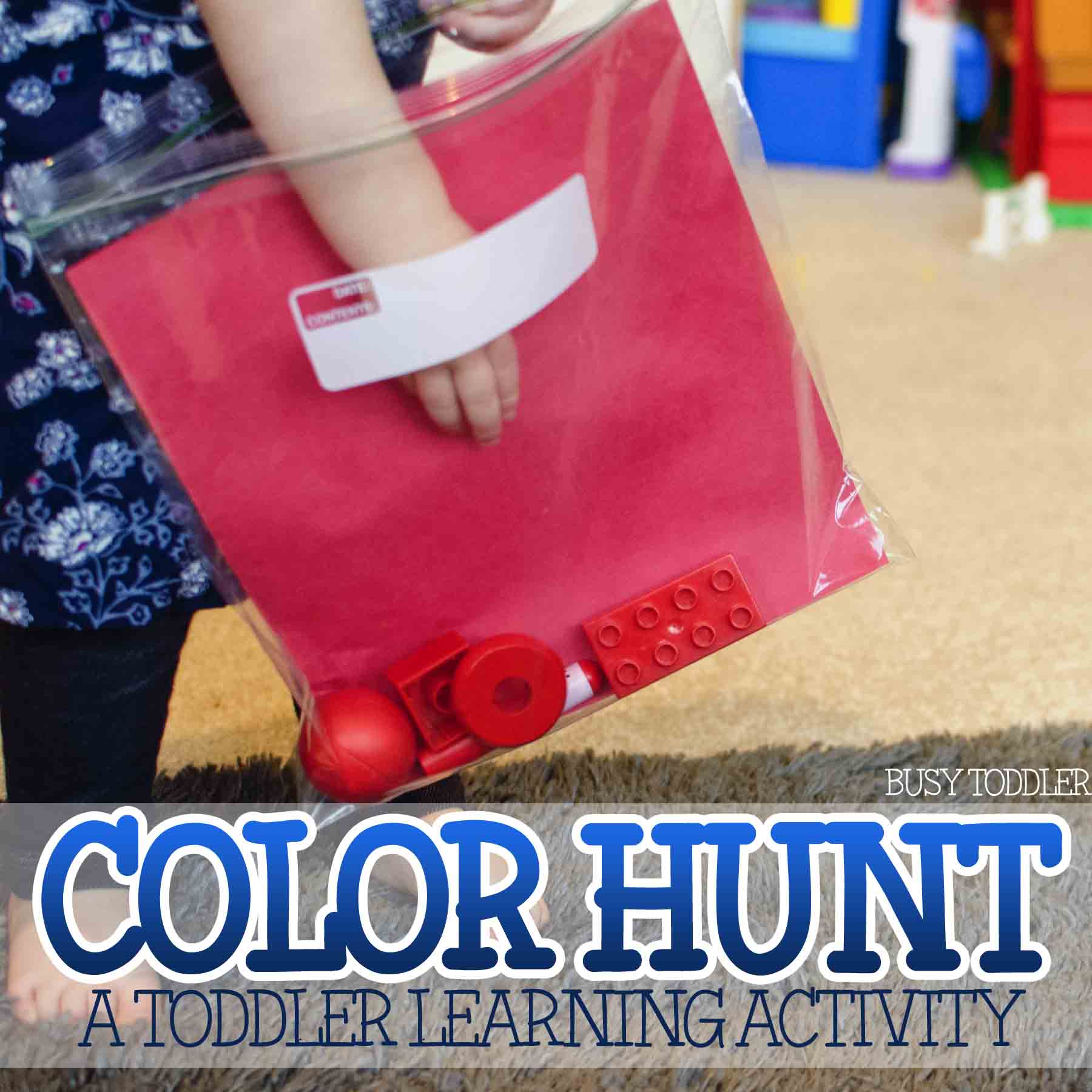 Learning Colors Activity Color Hunt Busy Toddler