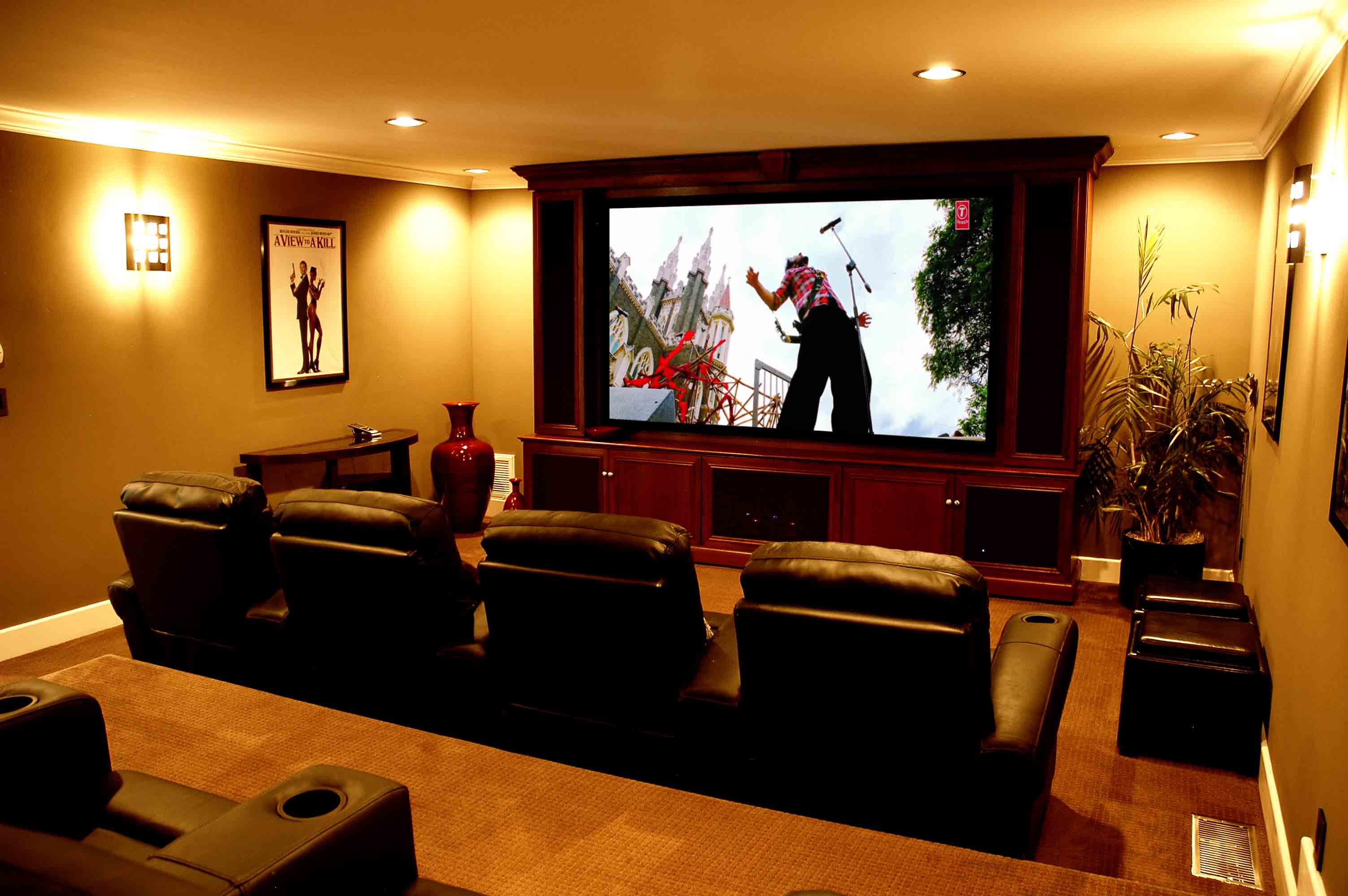 15 Simple, Elegant and Affordable Home Cinema Room Ideas