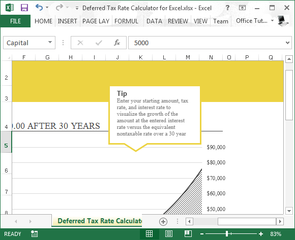 Deferred Tax Rate Calculator For Excel