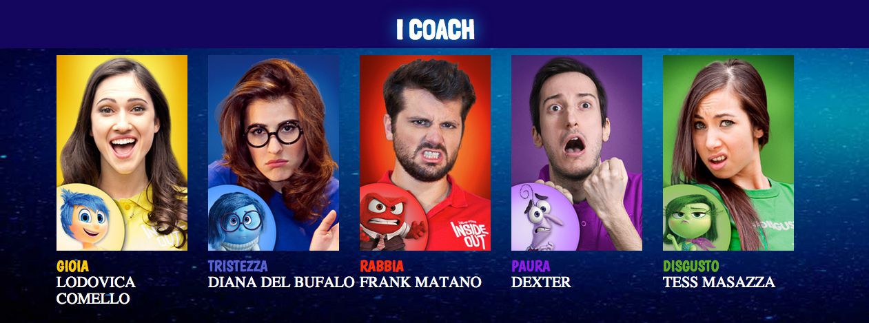 Inside Out, Lodovica Comello e Tess Masazza coach