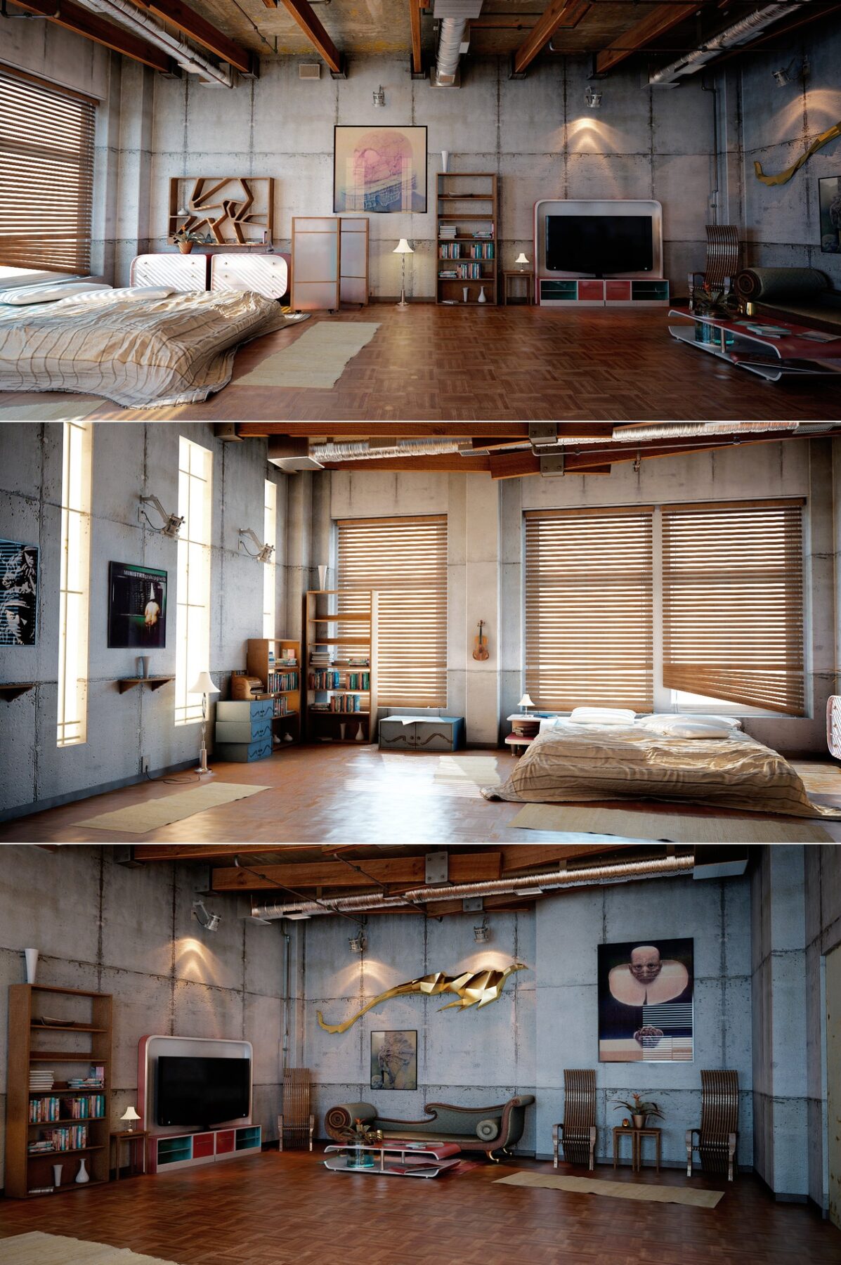 industrial loft design Interior Design Ideas