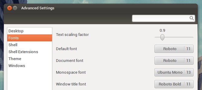 Use Android's New 'Roboto' Font in Ubuntu