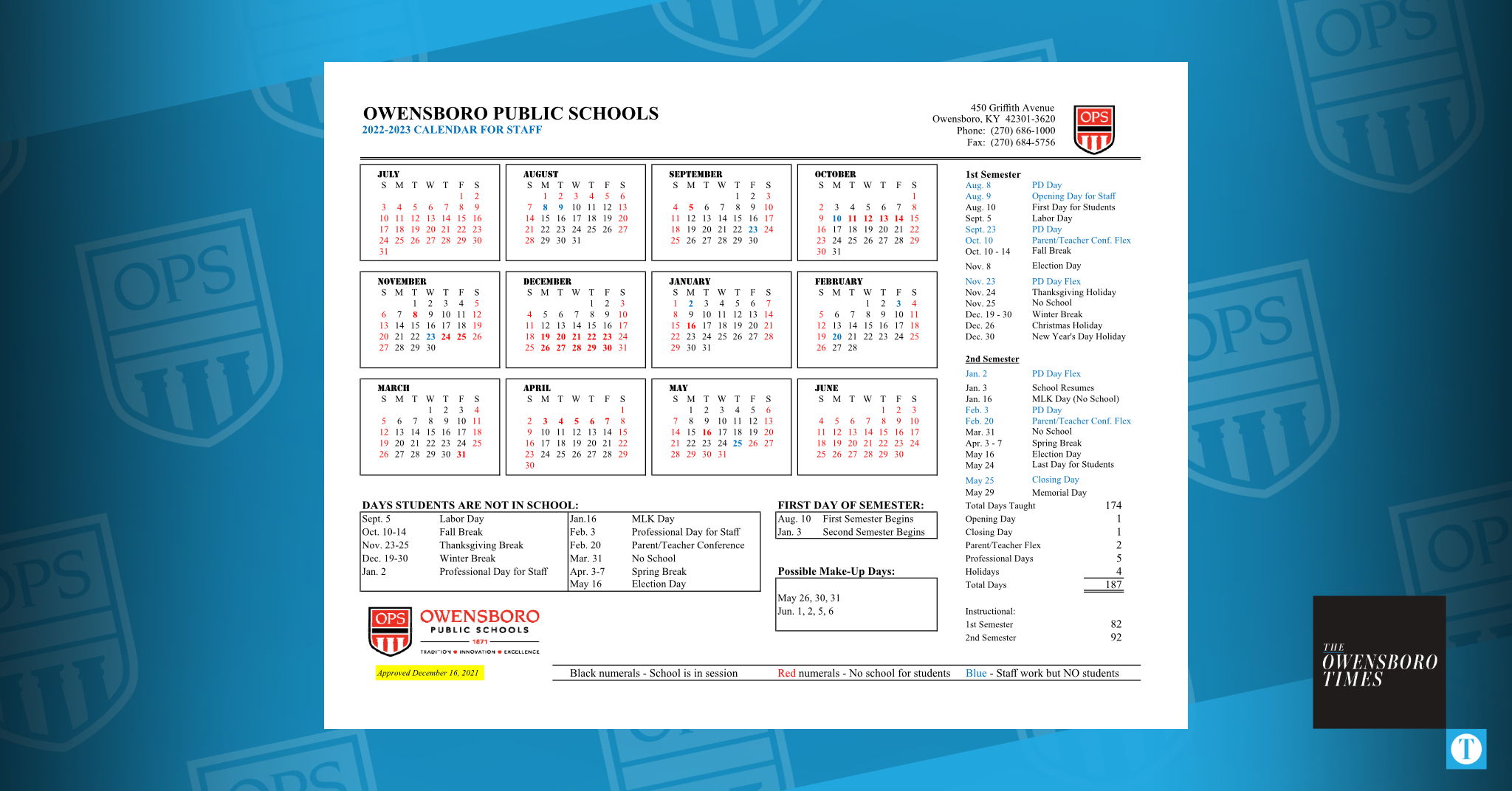 Ops District Calendar Plan Your Year Easily!