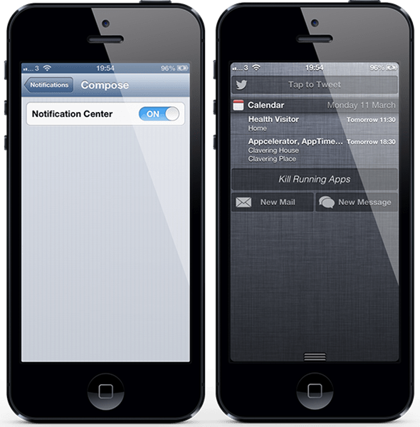 How To Add New Mail And Message Widget To iOS Notification
