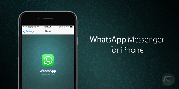 WhatsApp Messenger For iPhone 6 / 6 Plus Released, Get