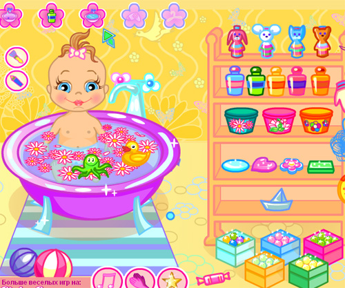 Baby Bath Games For Kids Baby Bathing Game for little