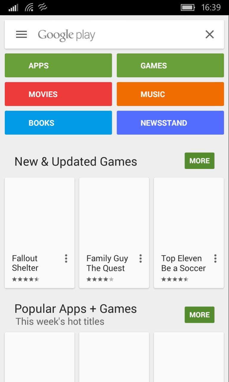 Hacker Brings Google Play Store on Windows 10 Mobile