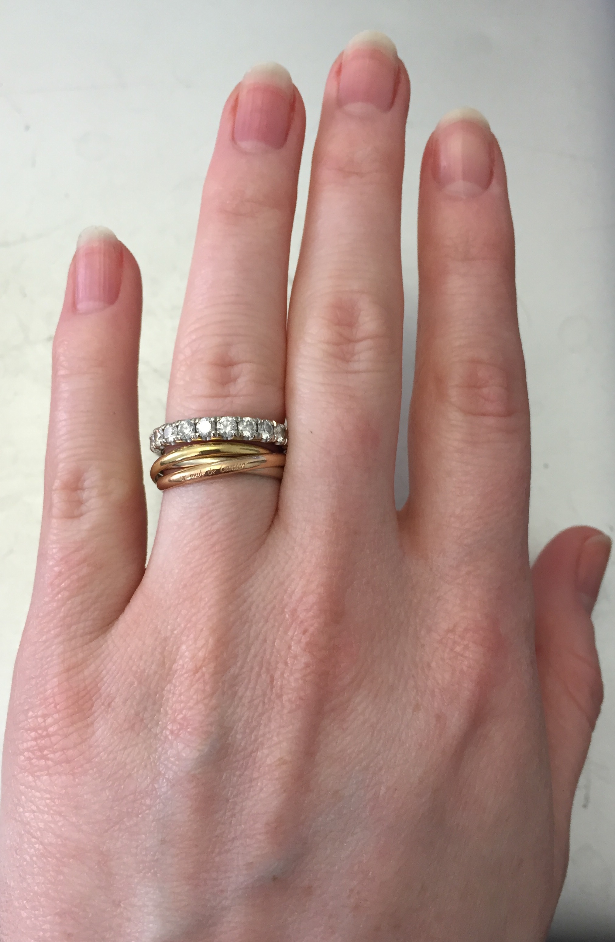 Vintage Cartier Trinity XS Ring