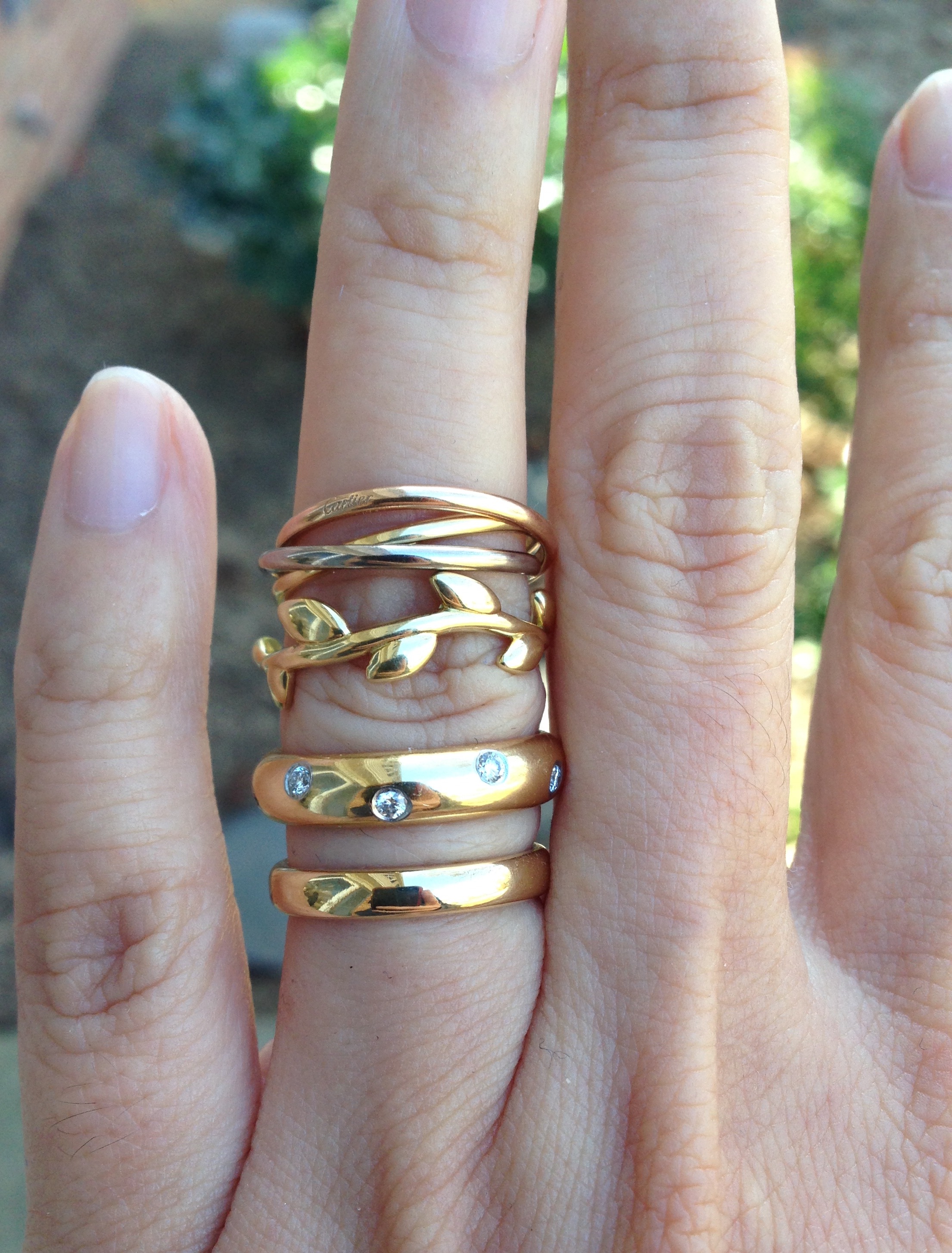 Luxury wedding bands Cartier, Tiffany Etc