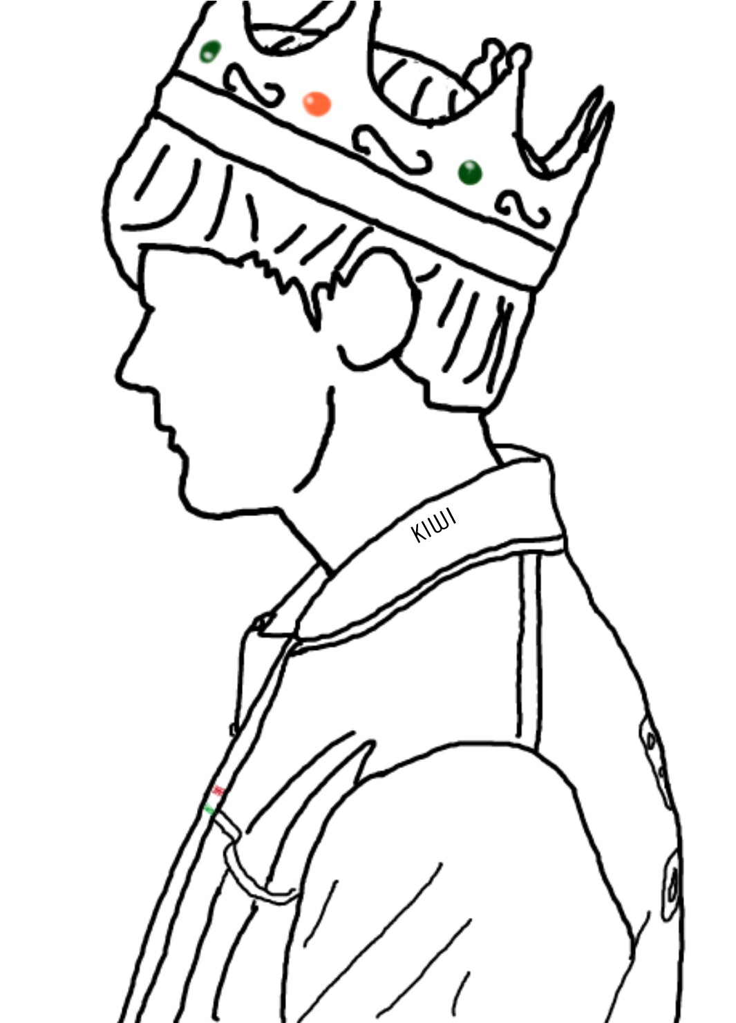 louistomlinson king crown drawing onedirection outline...