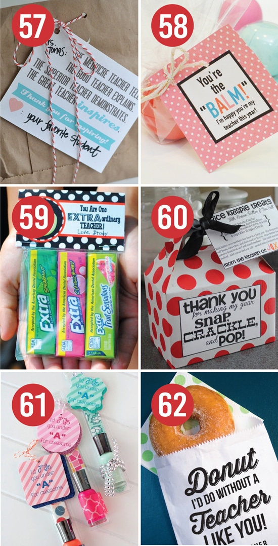 101 Quick and Easy Teacher Appreciation Ideas