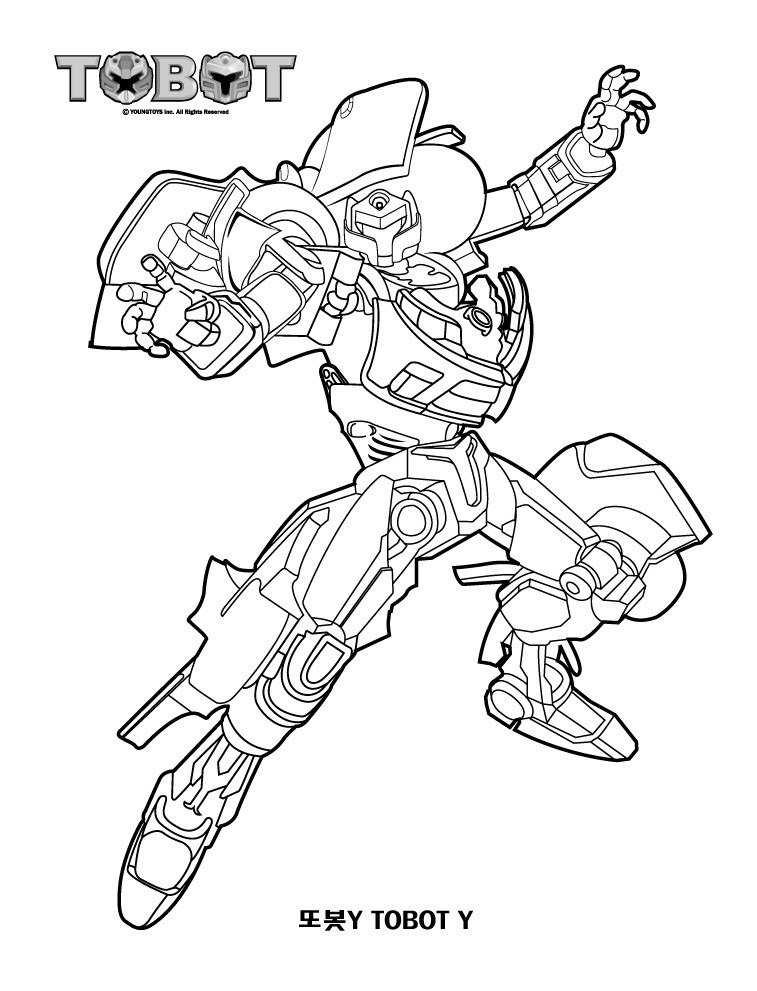 변신자동차 또봇 색칠공부자료 / 색칠공부프린트