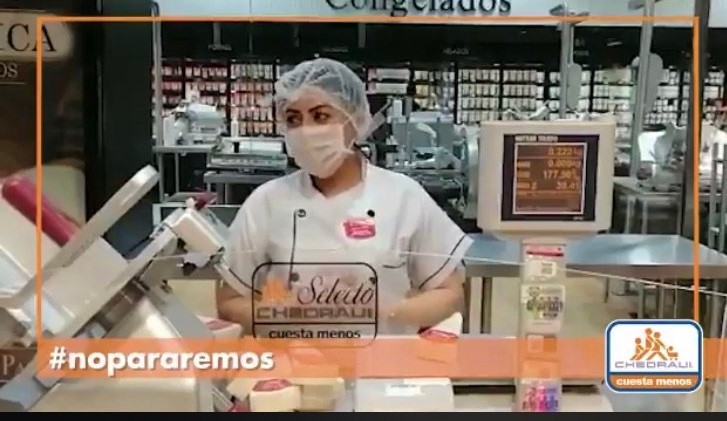 Los trabajadores de Chedraui en México pueden usar
