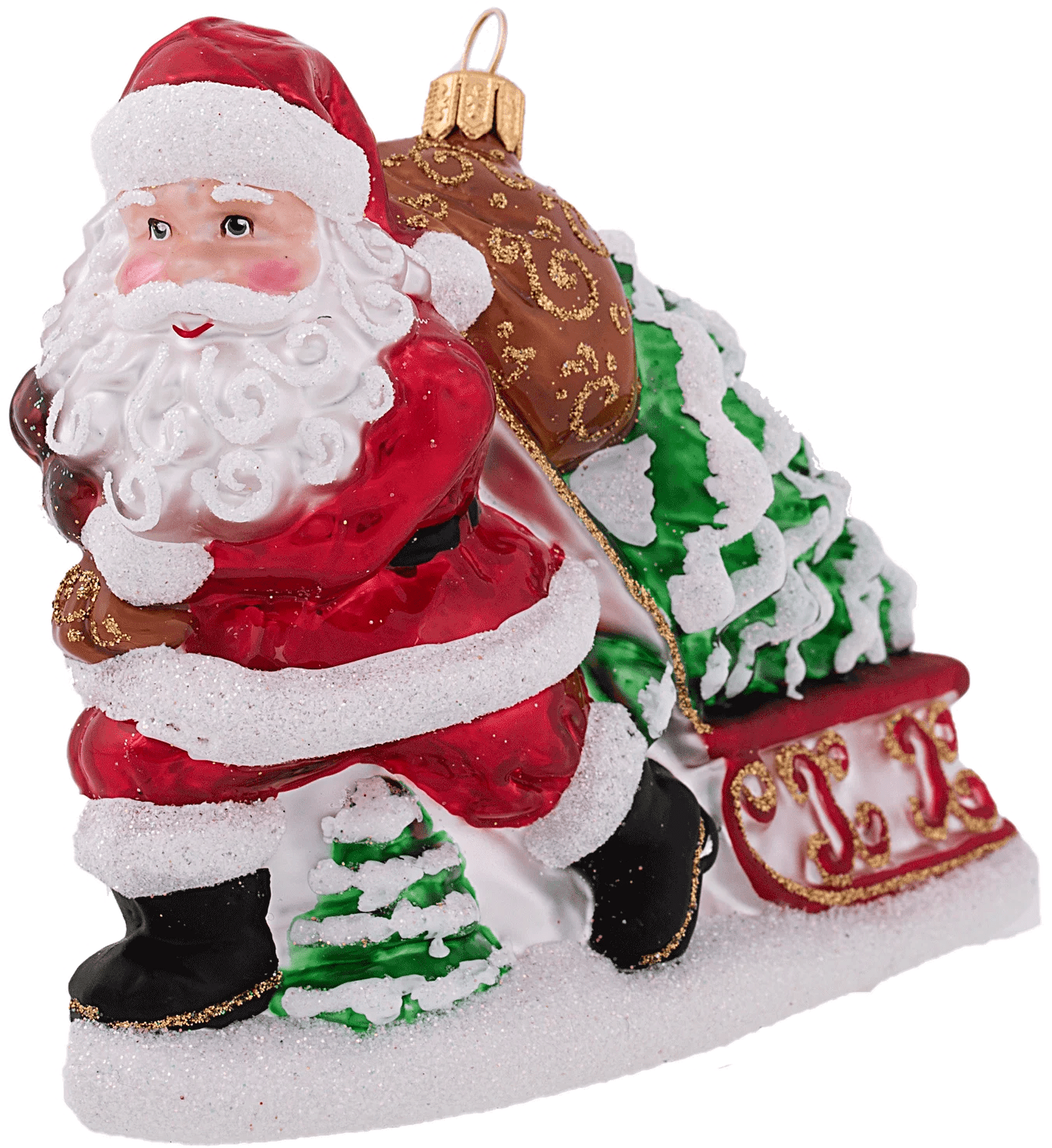 Santa Claus Delivering Gifts Christmas Magic